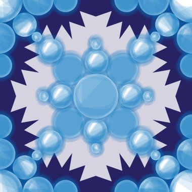 Vektör seamless modeli. Modern doku. Daireler ile arka plan yinelenen