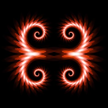 Karmaþýk tür çerçeve kırmızı neon yangında boyalı. Neon siyah bir arka plan degrade desen. Dekor unsuru. Tasarlamak için. Üniversal kullanma. Vektör çizim