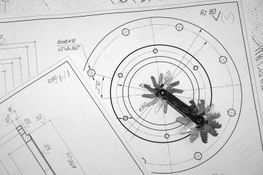 teknik çizim, bir adım bir oymacılık ölçme aracı