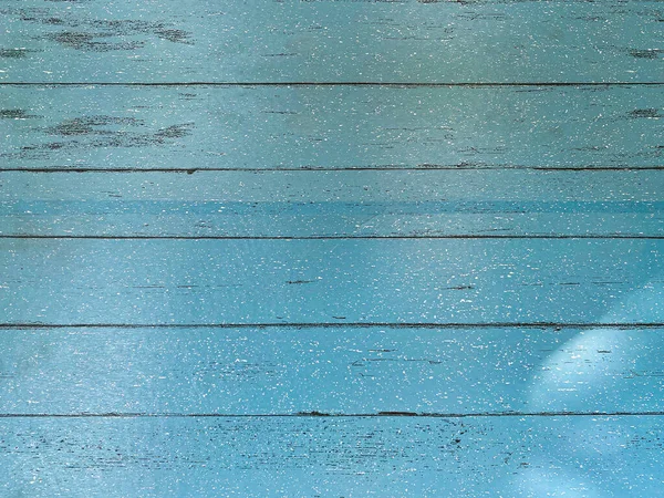 Погодные Голубые Деревянные Панели Текстурные Забор Стены Дизайн Фона — стоковое фото