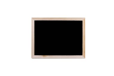 Beyaz arkaplanda boş tahta var