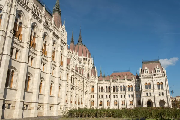 Вид Парламент Будапеште Венгрия — стоковое фото