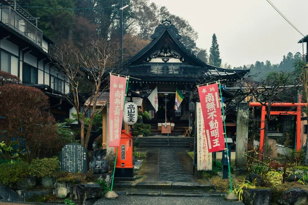 Takayama Giappone Dicembre 2020 Veduta Vecchio Santuario Legno Takayama Giappone — Foto Stock