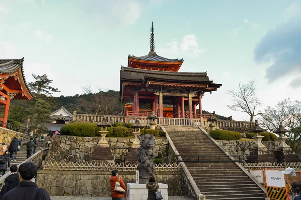 Kyoto Giappone Dicembre 2016 Veduta Del Tempio Kiyomizudera Kyoto Giappone — Foto Stock