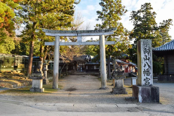 Nara Giappone Dicembre 2016 Veduta Del Cancello Torii Cancello Tradizionale — Foto Stock