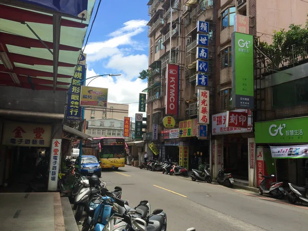 Nova Cidade Taipei Taiwan Julho 2015 Vista Tráfego Rodoviário Dos — Fotografia de Stock