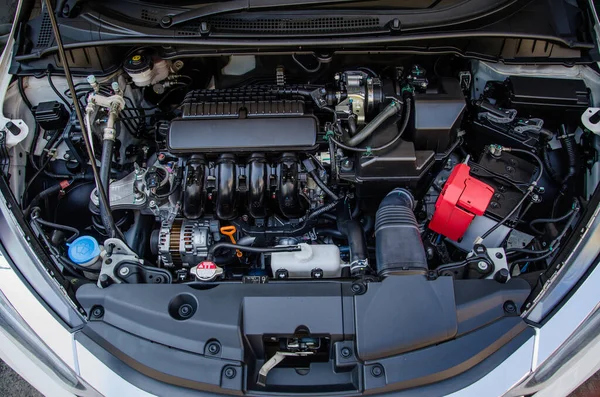 Top View Car Engine Car Maintenance Service — Foto de Stock