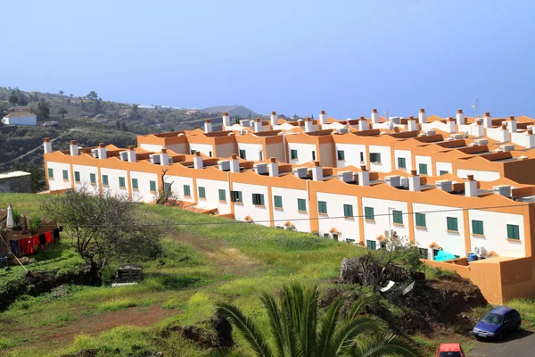 Sunny and coloured Apartments on La Palma Spain — Stock Photo, Image