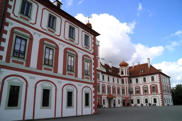 Castillo barroco en la región central de Bohemia, República Checa —  Fotos de Stock