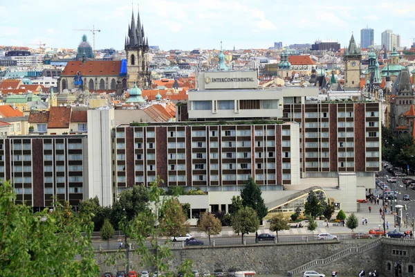 Ciudad de Praga vista desde arriba — Foto de Stock