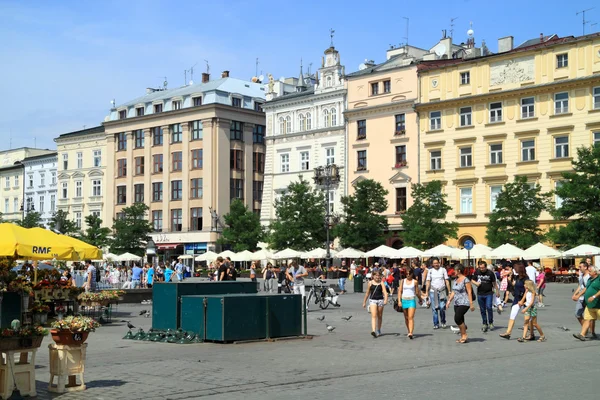 Ciudad vieja Cracovia en Polonia — Foto de Stock