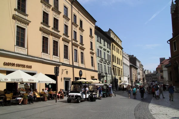 El casco antiguo de Cracovia en Polonia — Foto de Stock