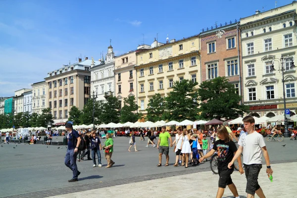 Ciudad vieja de Cracovia en Polonia — Foto de Stock