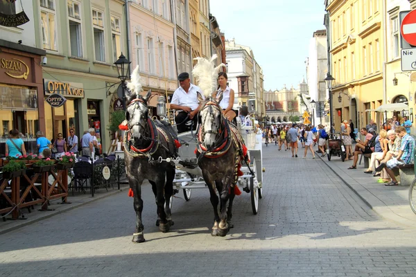 Krakow Polonya eski şehir — Stok fotoğraf