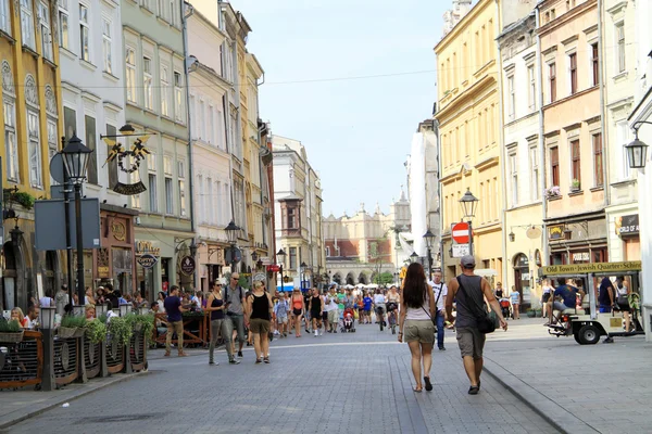 Ciudad vieja de Cracovia en Polonia — Foto de Stock