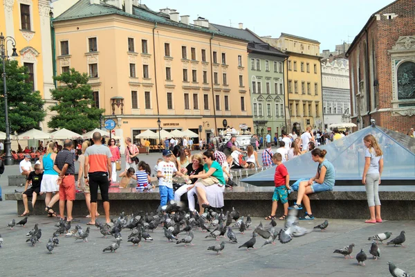 Krakow Polonya eski şehir — Stok fotoğraf