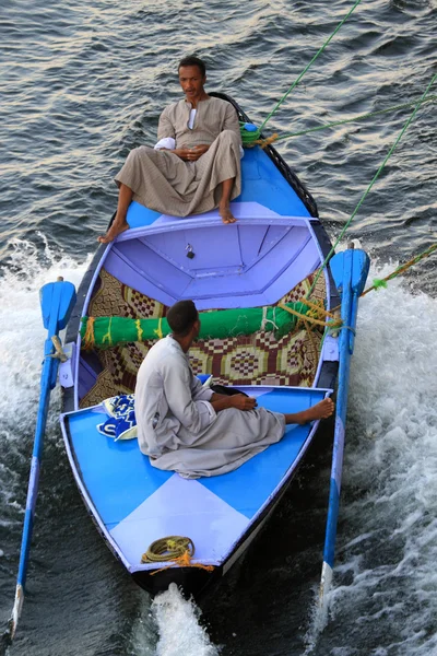 Продавец лодок Египта — стоковое фото