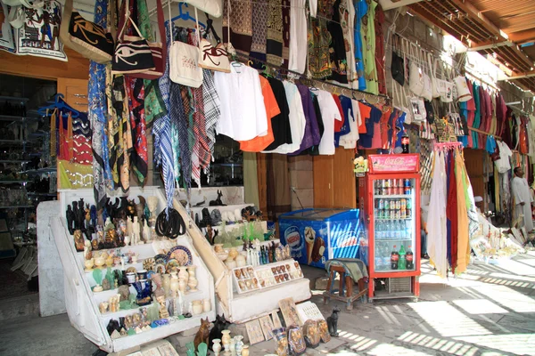 Sociable bazaar street of Egypt — Stock Photo, Image