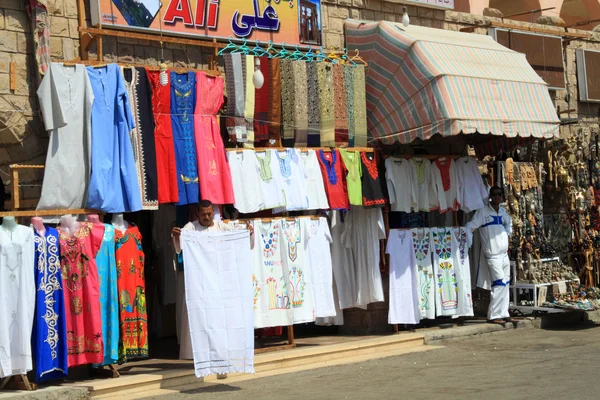 Sociable bazaar street of Egypt — Stock Photo, Image