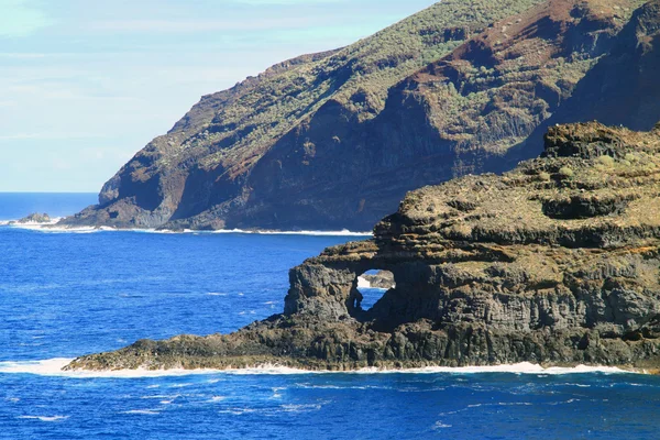 Costa lin da ilha de Canárias La Palma — Fotografia de Stock