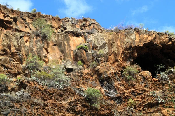 Grotte abitate dai nativi — Foto Stock