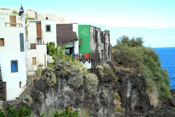 Casas con vistas al mar — Foto de Stock