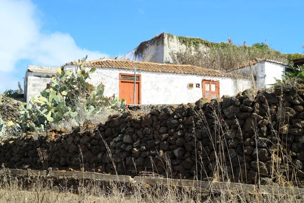 Típicas casas antiguas en La Palma — Foto de Stock