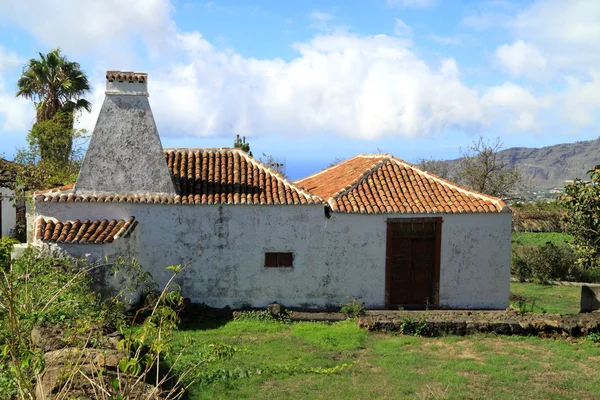 Típicas casas antiguas en La Palma — Foto de Stock