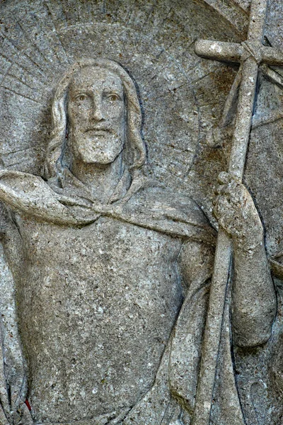 Бог с крестом — стоковое фото