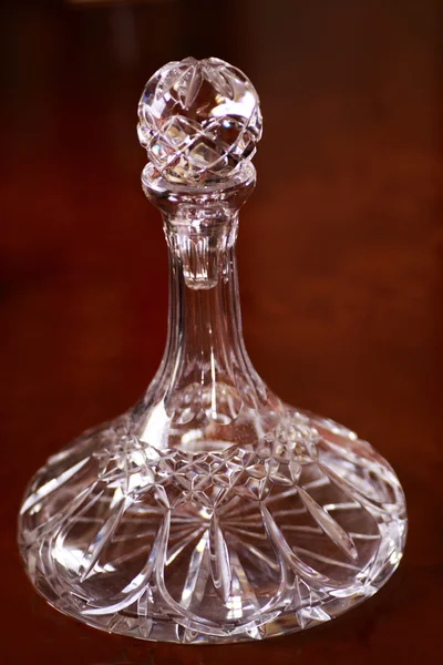 Crystal decanter — Stock Photo, Image