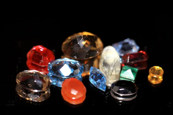 Precious and semiprecious stones — Stock Photo, Image