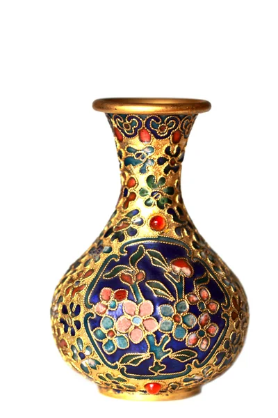 Színes vasecolorful váza — Stock Fotó