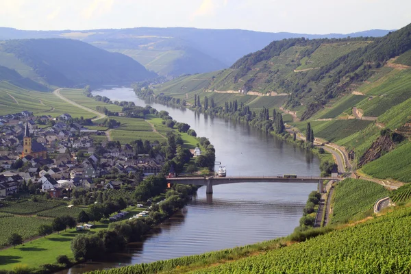 River Moselle na Alemanha — Fotografia de Stock