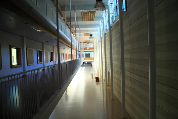 Sett från ovan korridor av ett sjukhus — Stockfoto