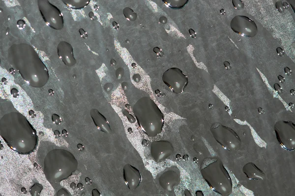 Condensation droplets on the window pane — Stock Photo, Image