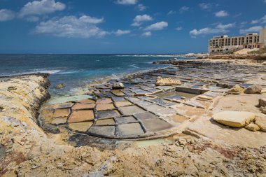 Marsaskala, Malta için tuz tava