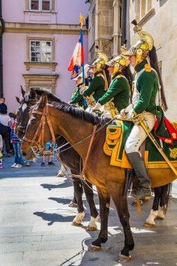 Bratislava, Slovakya - 21 Mayıs 2016: N kuşatmasının bir hatırlatıcısı