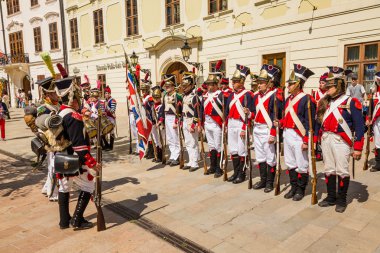 Bratislava, Slovakya - 21 Mayıs 2016: Napolyon kuşatmasının bir hatırlatıcısı