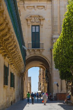 Valletta, Malta - 05 Mayıs 2016: cadde ve sokakları V