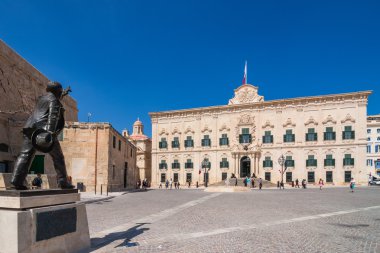 Valletta, Malta - 05 Mayıs 2016: Auberge de Castille