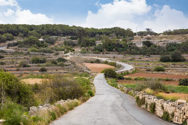 Terreno pedregoso en Malta — Foto de Stock