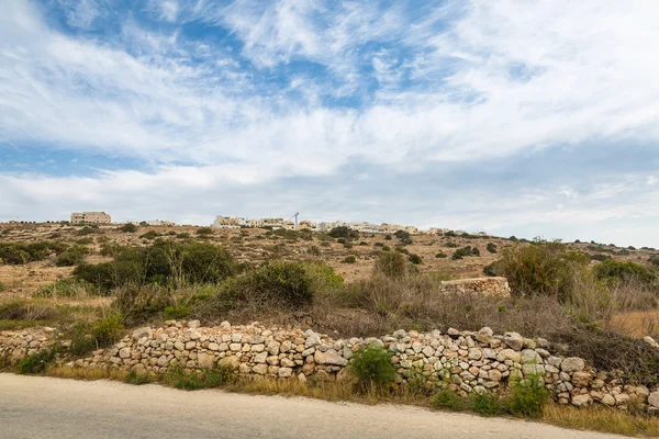 Terreno pedregoso en Malta — Foto de Stock