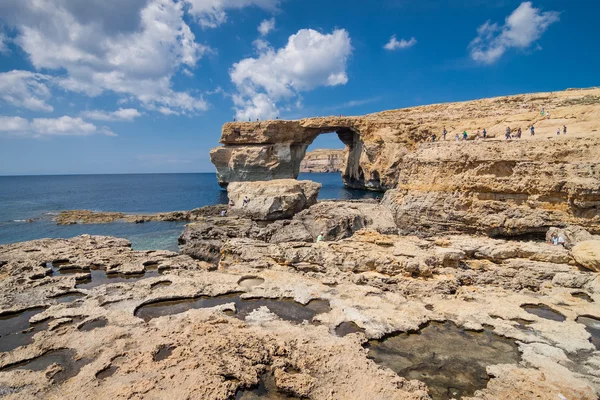 San Lawarenz, Gozo - May 06, 2016:  Azure Window on the island G — Stock Photo, Image