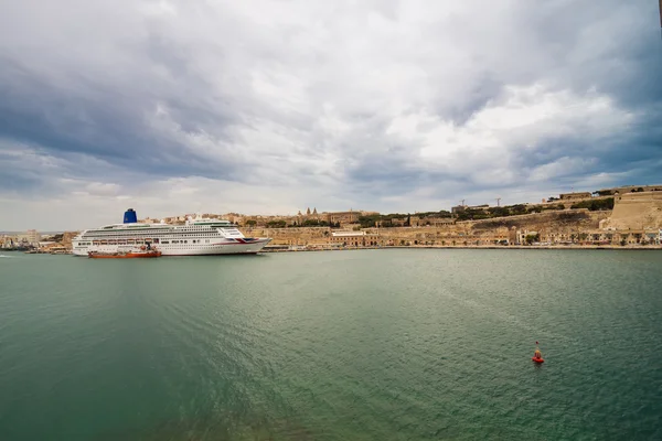 Senglea 해안가의 보기 — 스톡 사진