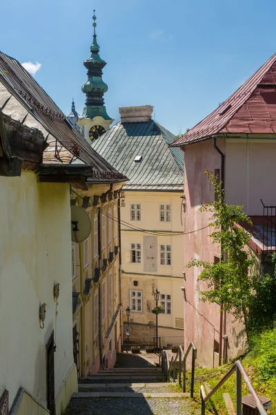 도시 반스카 Stiavnica의 보기 — 스톡 사진