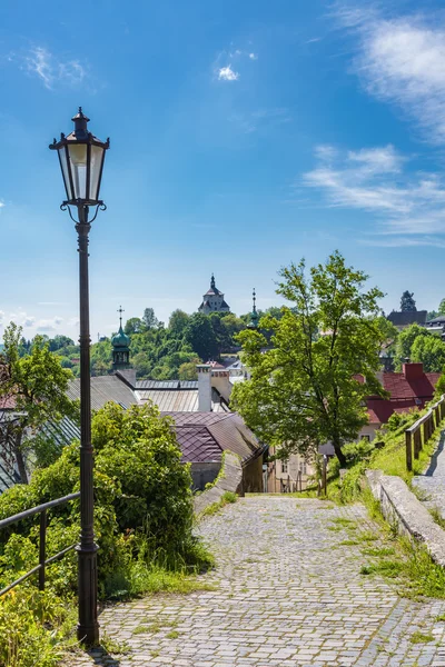 Vista de la ciudad Banska Stiavnica — Foto de Stock