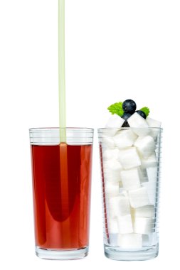 Sweet drinks and sugar clipart