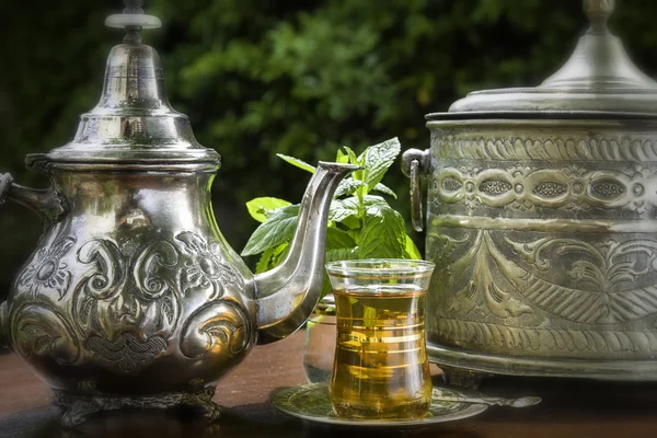 Arabian mint tea — Stock Photo, Image