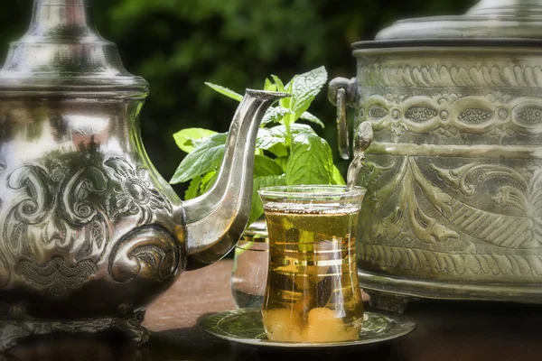 Arabische mint thee — Stockfoto