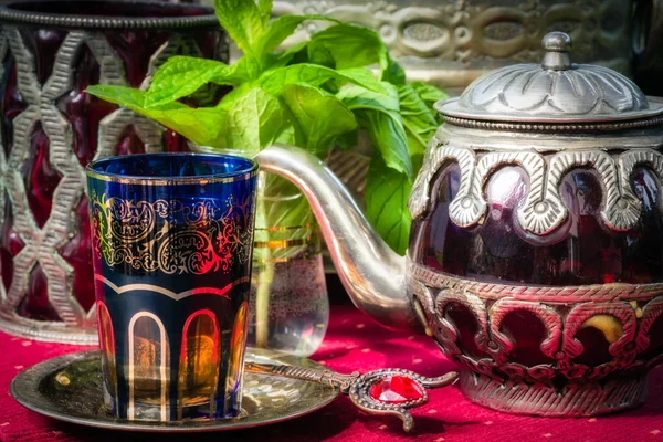 Herbata miętowa arabskiej — Zdjęcie stockowe
